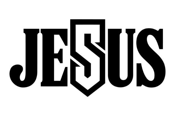 Bold Jesus Monogram Design