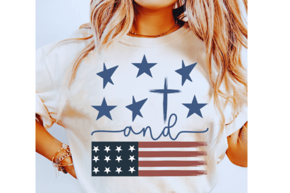 Christian Patriot Mom 4th of July SVG T-Shirt Designs