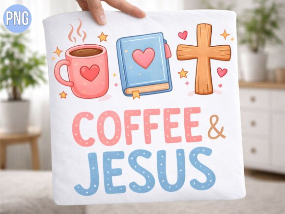 Coffee and Jesus Christian Faith PNG