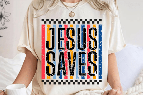 Jesus Saves PNG & Vintage Christian SVG — T-Shirt Designs