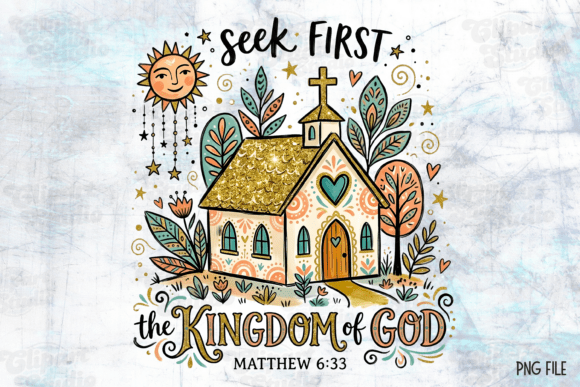 Kingdom of God PNG, Boho Christian Png