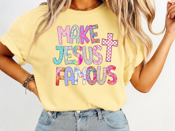 Make Jesus Famous Coquette T-Shirt T-Shirt Designs